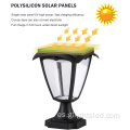 Luz solar al aire libre impermeable del pilar del jardín LED de SMD